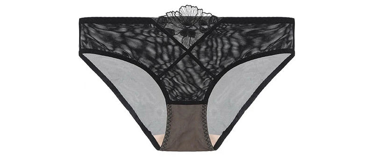 EMBROIDERY PUSH UP UNDERWIRE SEXY LINGERIE BRA SET FLORAL CUP