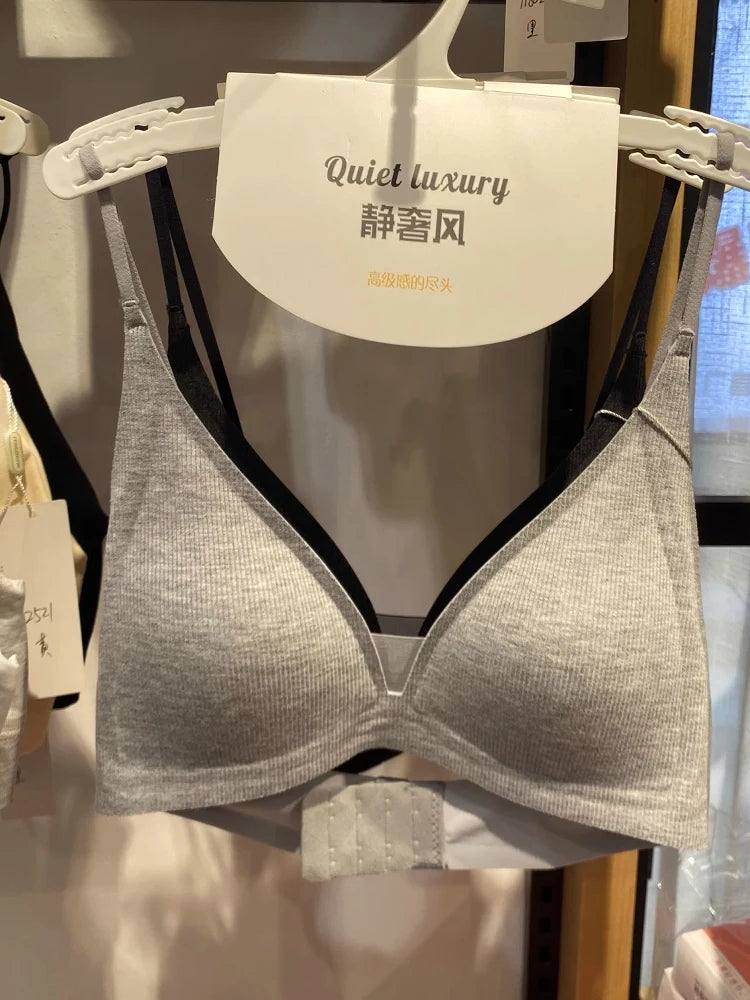 French Deep-V Seamless Bra | Invisible Summer Bralette