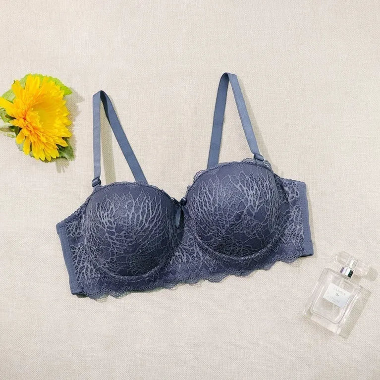 Demi Half-Cup Underwire Bra – Sculpted Push-Up Elegance