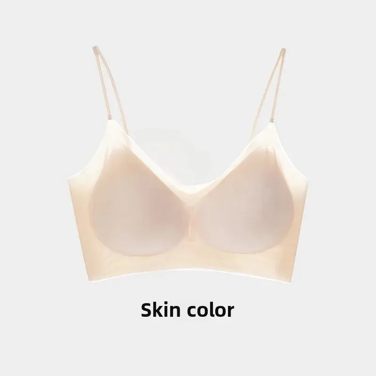 Cooling Ice Silk Seamless Bra | Lightweight Wireless Push-Up