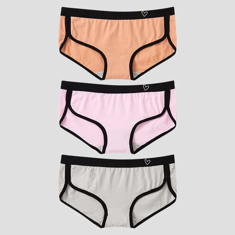 3pc Cotton Sport Briefs | Breathable Low-Rise Set
