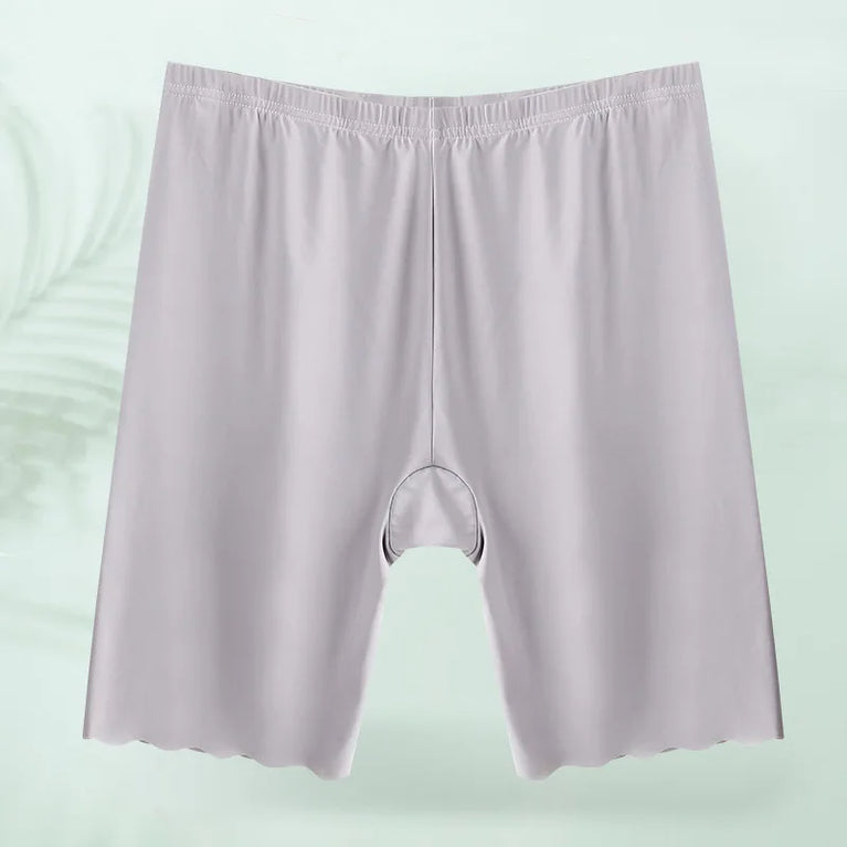 Seamless Plus Size Safety Shorts | Anti-Rub High-Capacity Boxers (Up to 120KG)