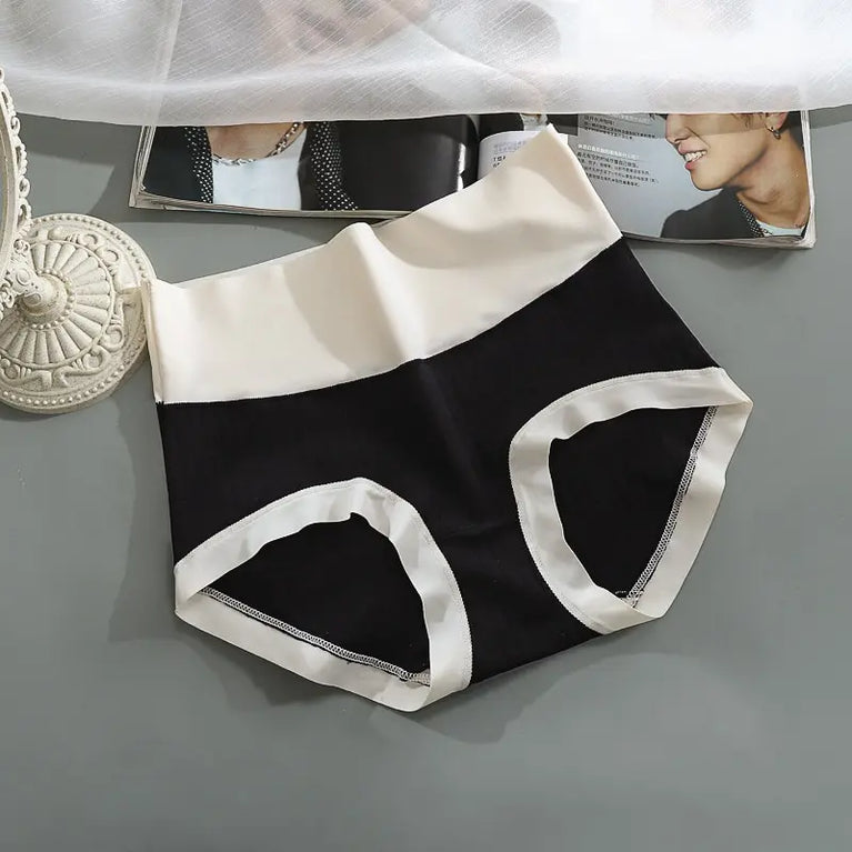 Seamless High-Waist Briefs | Invisible Cotton Comfort Set