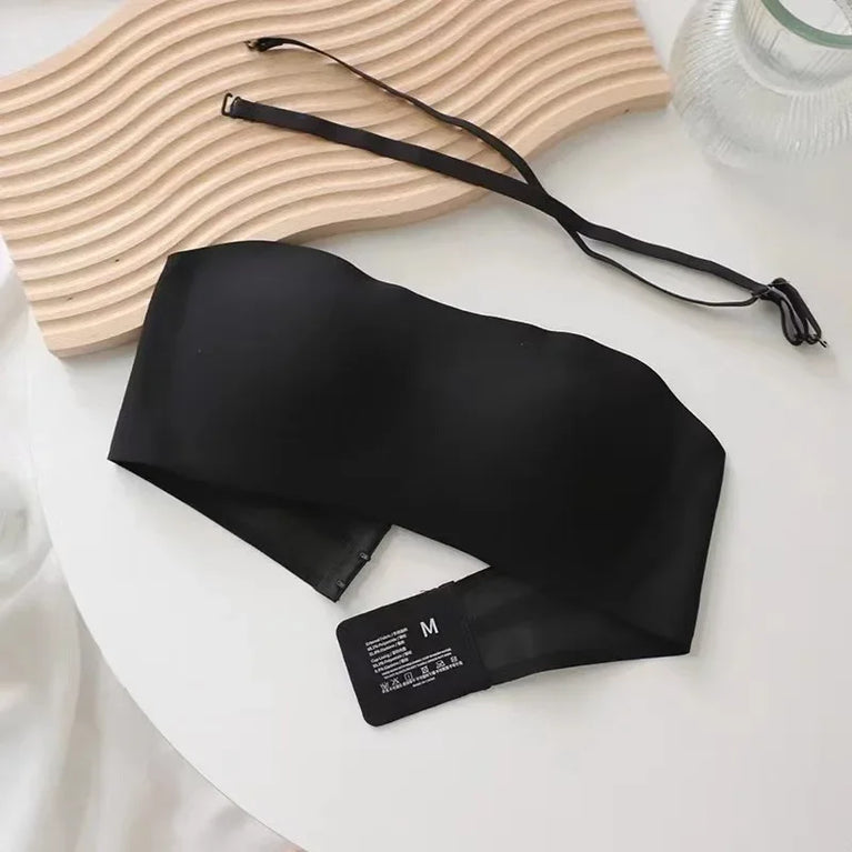 Ultra-Light Seamless Adhesive Bra – Wireless Push-Up Comfort
