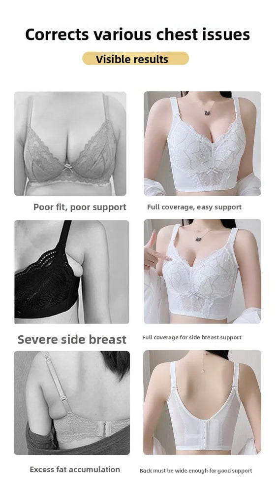 Full Coverage Wireless Slimming Bra | Anti-Slip Side Support
