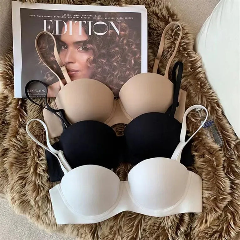 Seamless Demi Push-Up | Wire-Free Half-Cup Bra