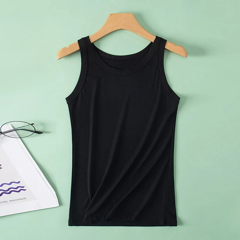 Ladies Suspender Vest Casual Sleeveless Tank