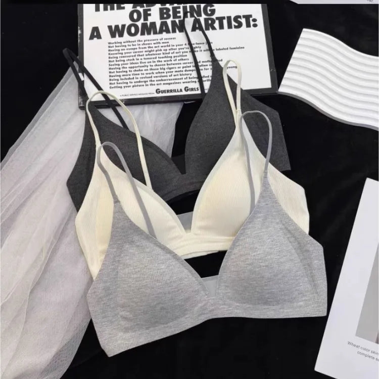 French Deep-V Seamless Bra | Invisible Summer Bralette