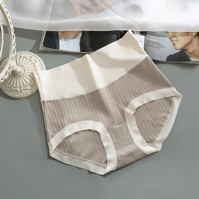 Seamless High-Waist Briefs | Invisible Cotton Comfort Set