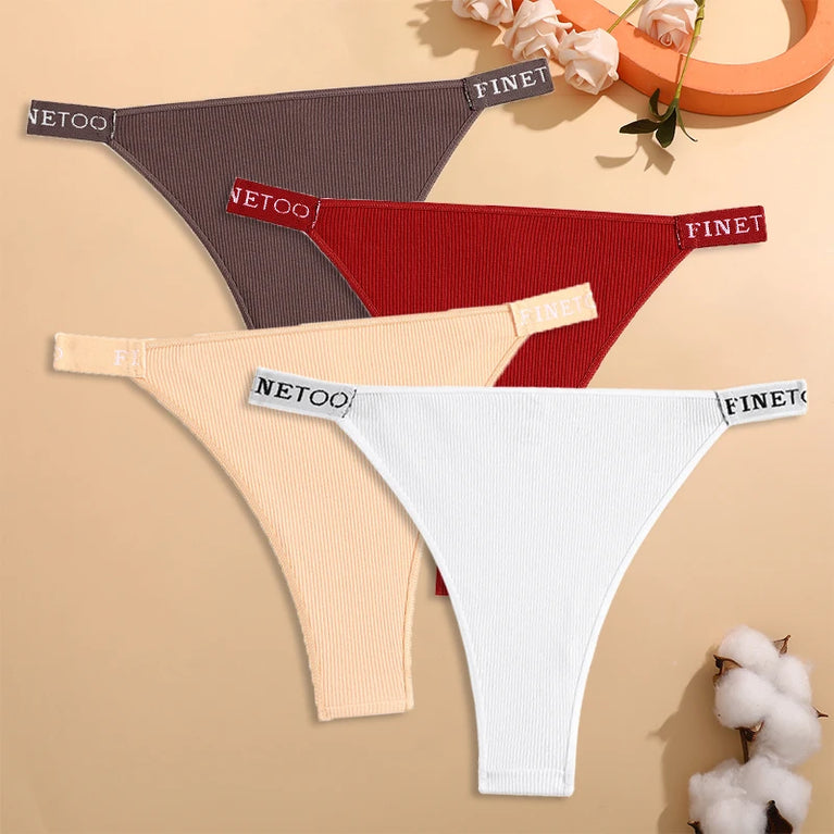 Seamless Cotton Briefs – Low-Rise Natural Comfort