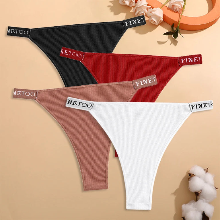 Seamless Cotton Briefs – Low-Rise Natural Comfort