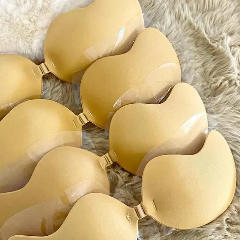 Invisible Silicone Strapless Bra | Self-Adhesive Push-Up Fit