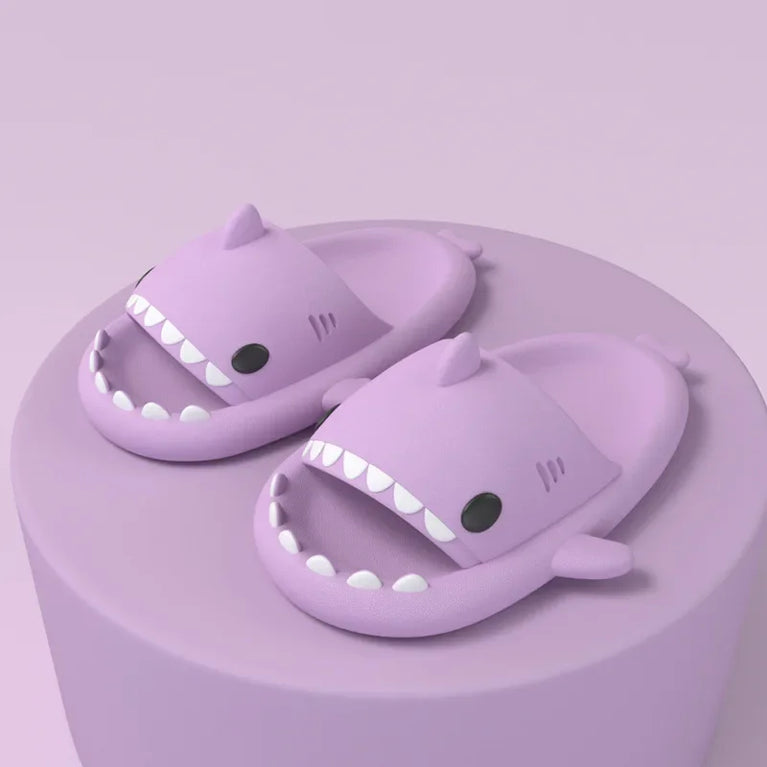 Cute Shark Platform Slides | Unisex Soft EVA Summer Sandals