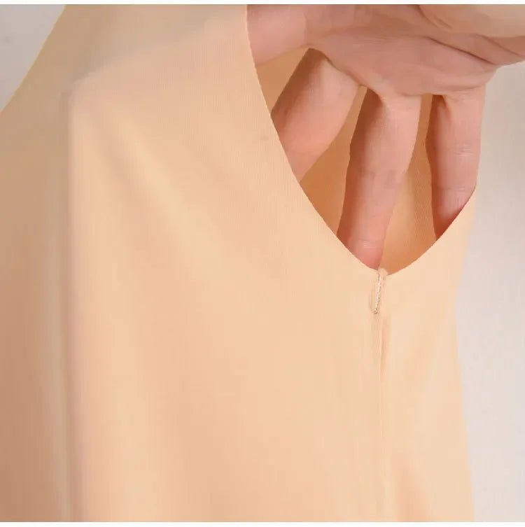 Seamless Ice Silk Full Slip | Plus Size Underskirt