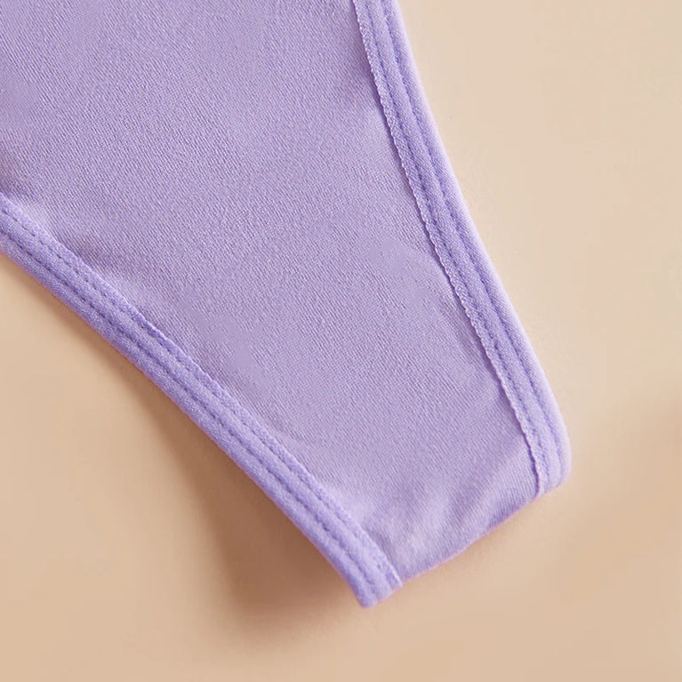 4pc Elegant Bow G-Strings | Breathable Low-Rise Sexy Thongs