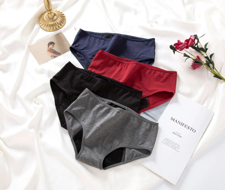 3pc Leakproof Briefs | Cotton Physiological Set
