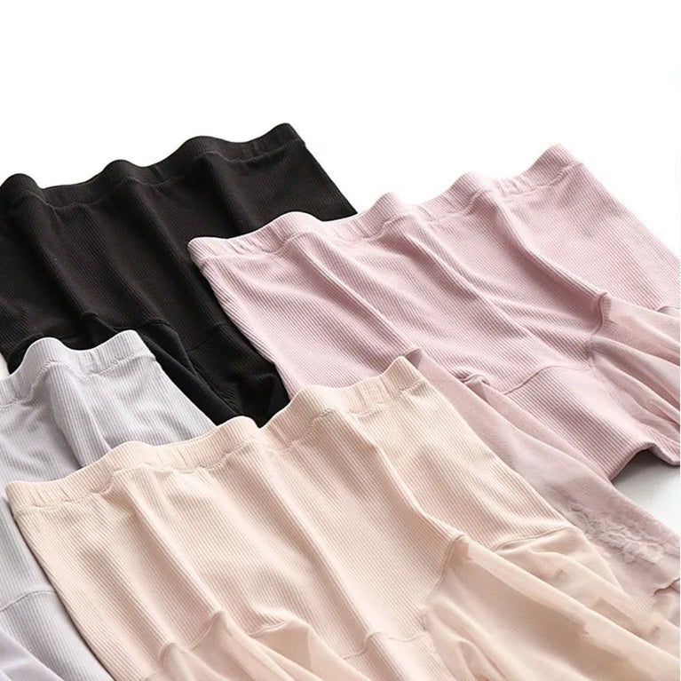 Plus Size Lace Safety Shorts | Anti-Chafing Under-Skirt Pants
