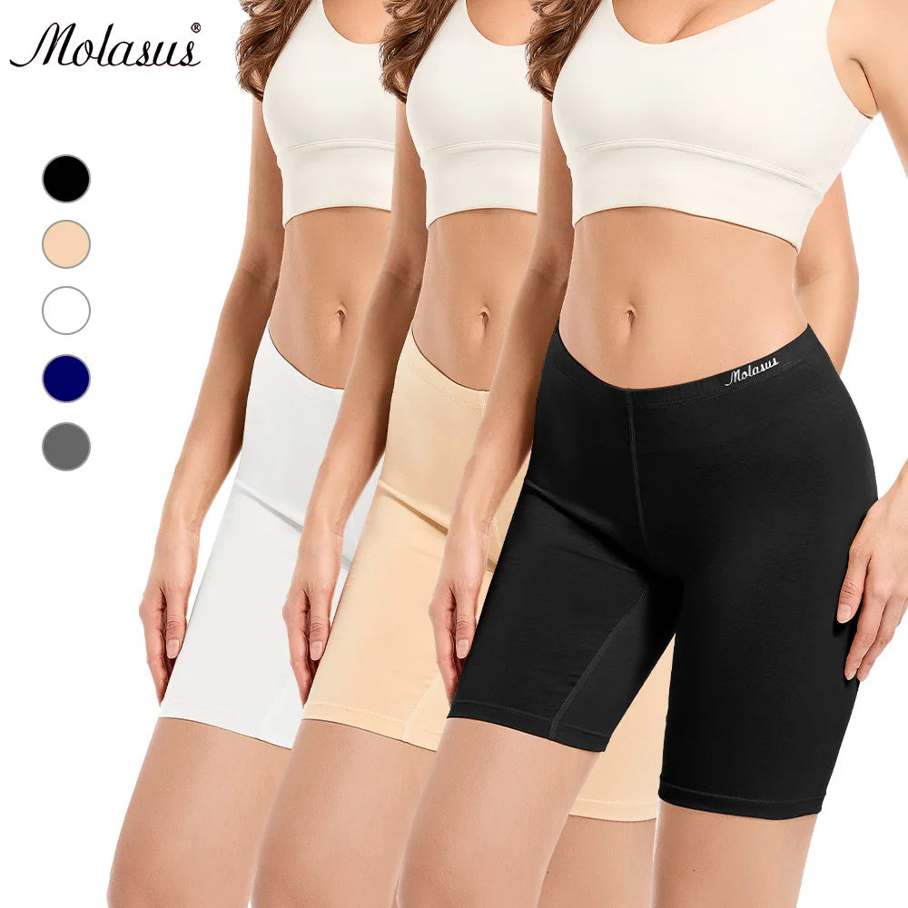 High-Waist Cotton Boxer Briefs | Premium Anti-Chafing Underwear