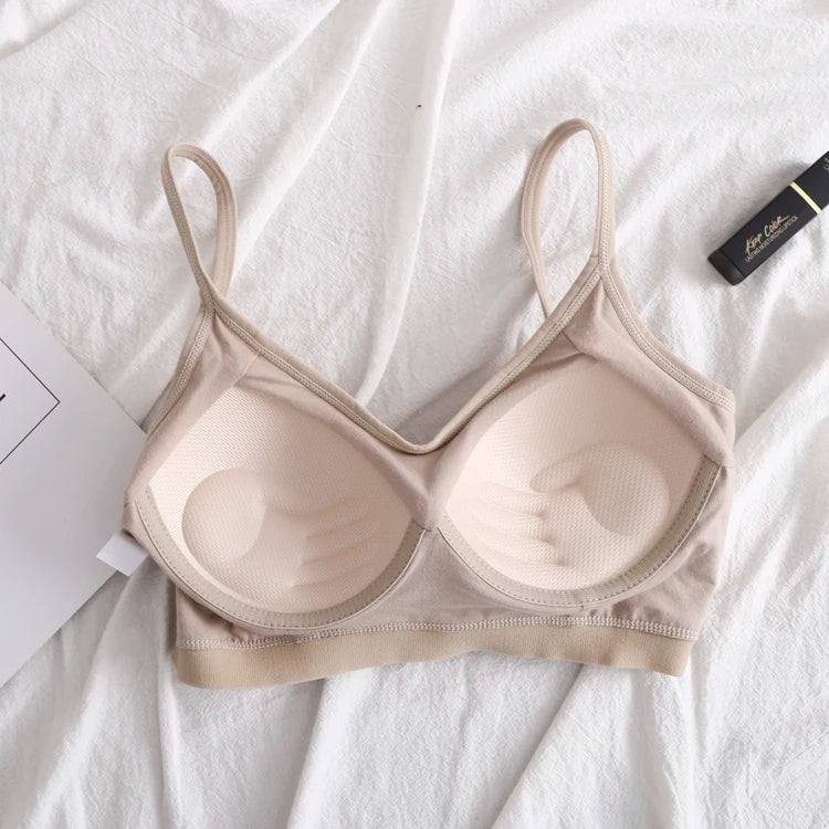 Pure Cotton Wireless Seamless Bra – Lightweight Everyday Comfort