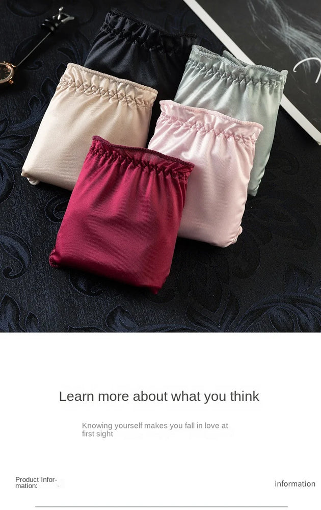 Ice Silk Thongs | Seamless Fungus Edge Sexy Briefs