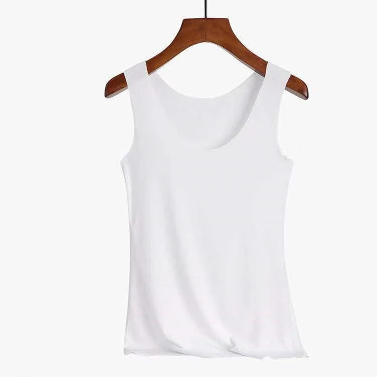 Women Summer Tight Fit Sleeveless Street Tank Top Bra