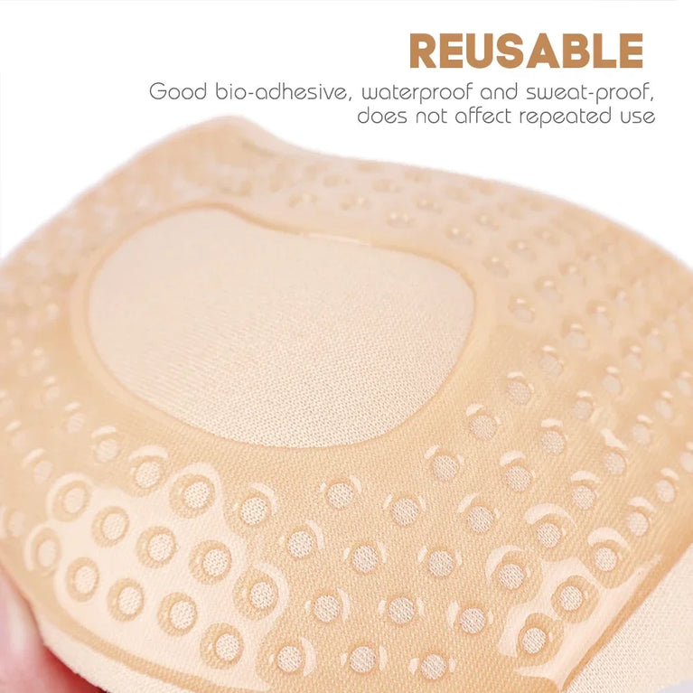 Invisible Silicone Strapless Bra | Self-Adhesive Push-Up Fit