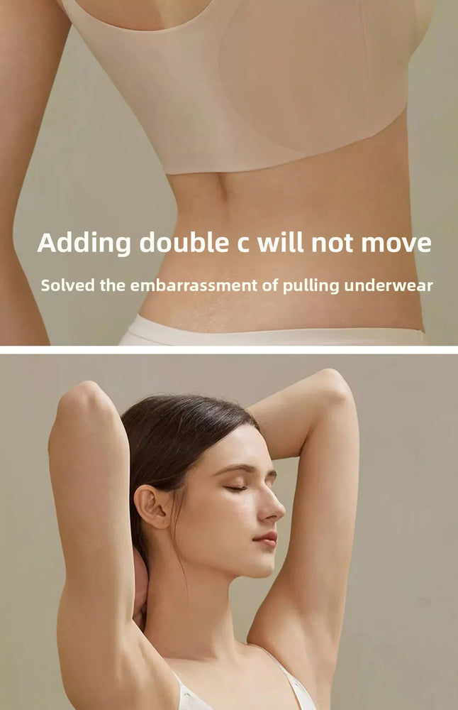 Cooling Ice Silk Seamless Bra | Lightweight Wireless Push-Up