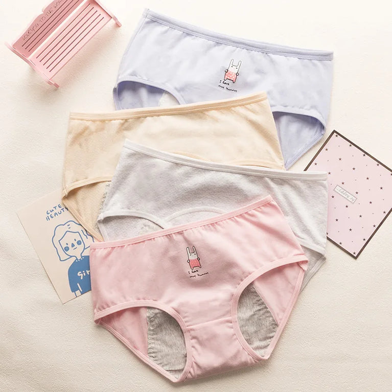 Teen Period Briefs | Leakproof Cartoon Panties