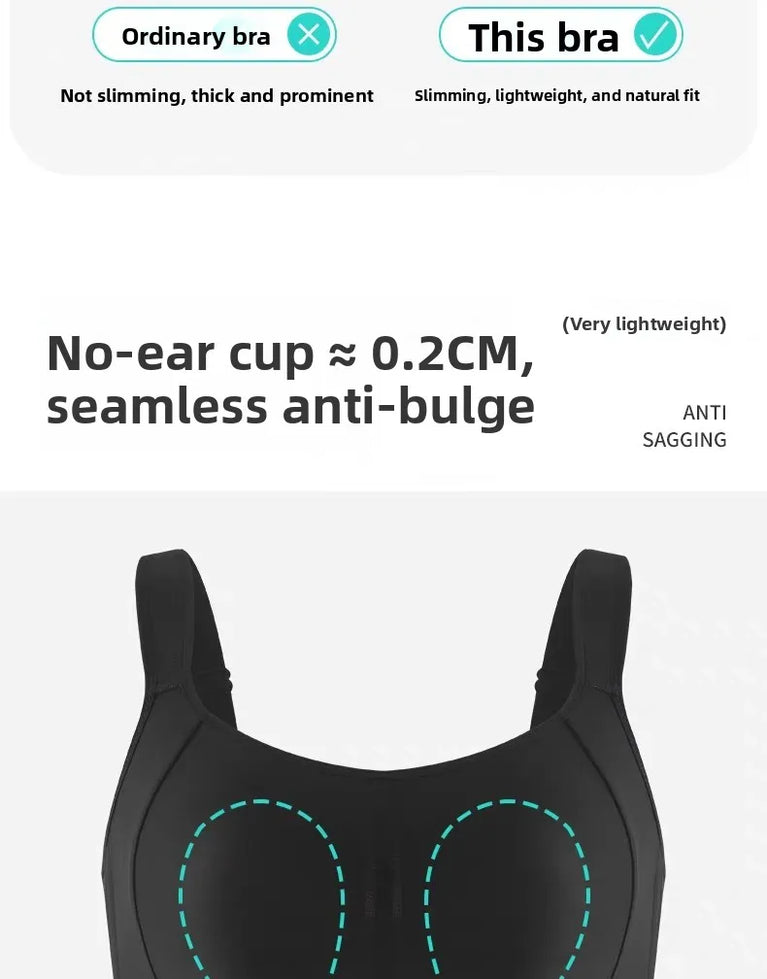 Seamless Full-Cup Sports Vest | Anti-Shake Wireless Support