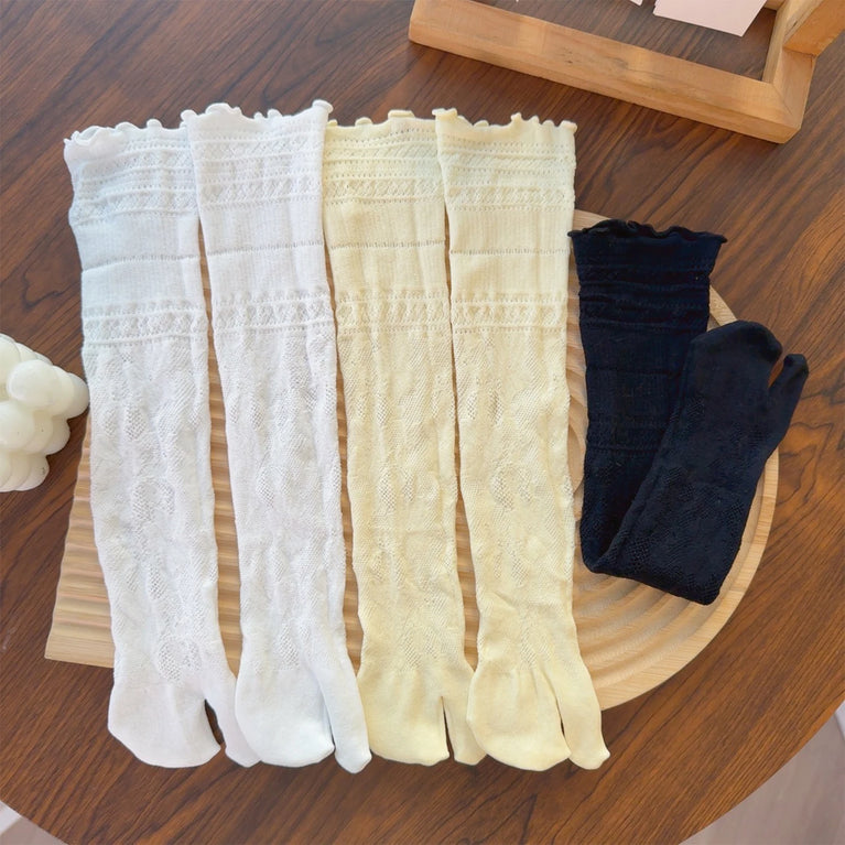 Lace Tabi Socks | Sexy Two-Finger Mesh Summer Sock