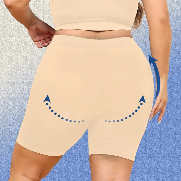 High-Waist Shapewear Shorts | Tummy Control & Anti-Chafing Shaper