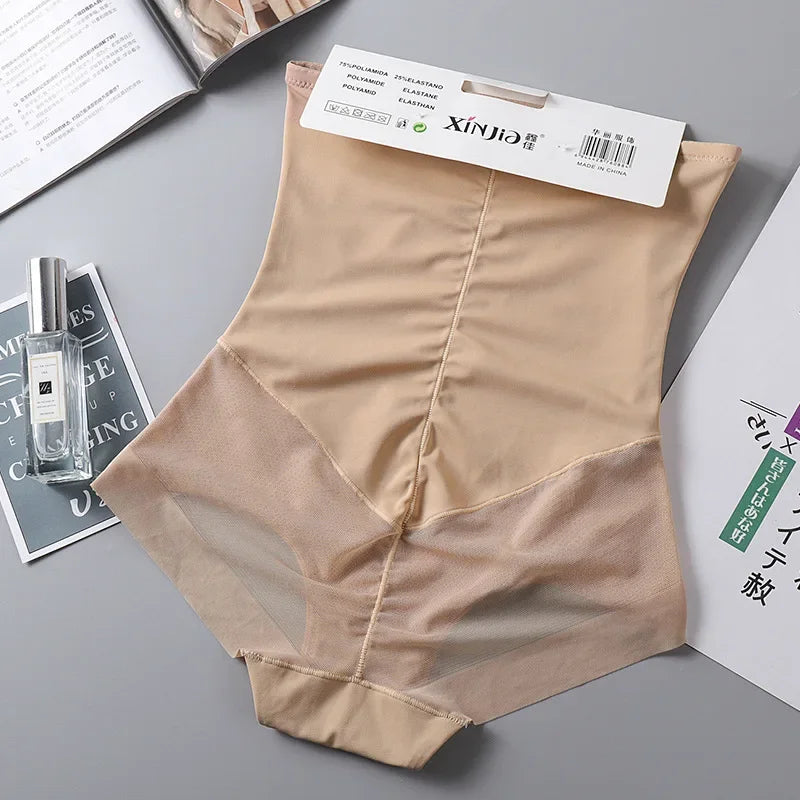 Ice Mesh Breathable High-Waist Shapers | Abdominal Control & Butt-Lifting Corset Panties