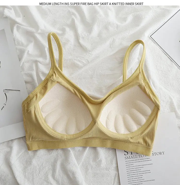 Ice Silk Seamless U-Shape Bra | Breathable Summer Sport Vest