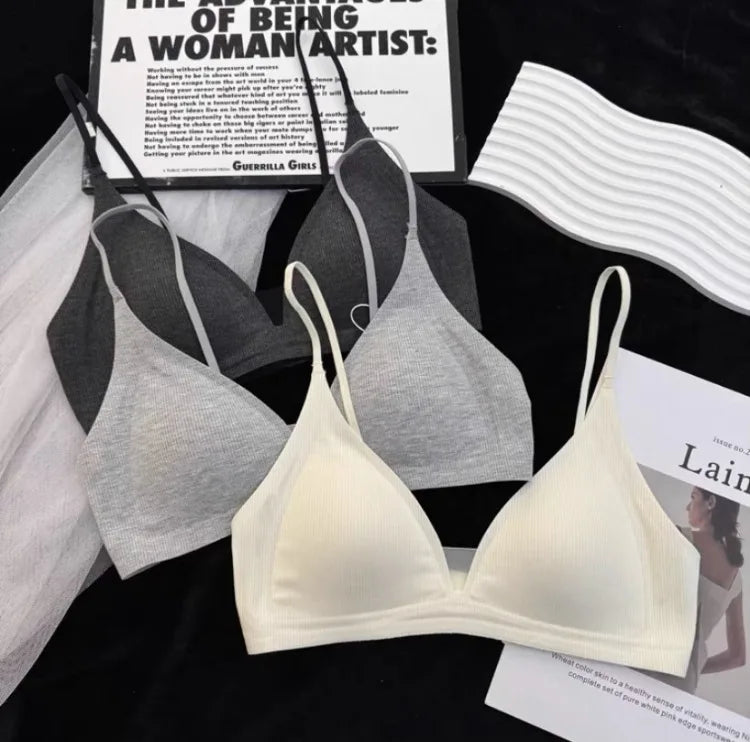 French Deep-V Seamless Bra | Invisible Summer Bralette