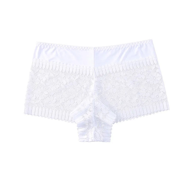 High-Waist Lace Briefs | Hollow Print Summer Shapewear