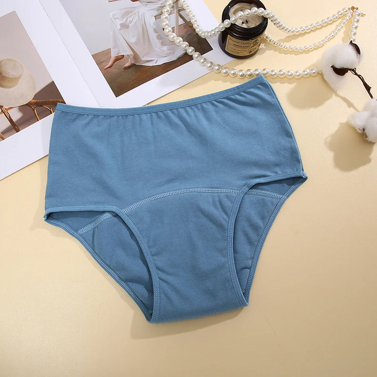 High-Waist 5-Layer Menstrual Briefs – Ultra-Absorbent Breathable Physiological Panties