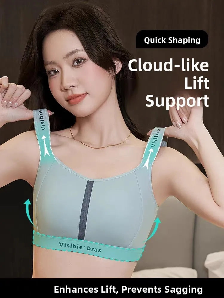 Seamless Full-Cup Sports Vest | Anti-Shake Wireless Support