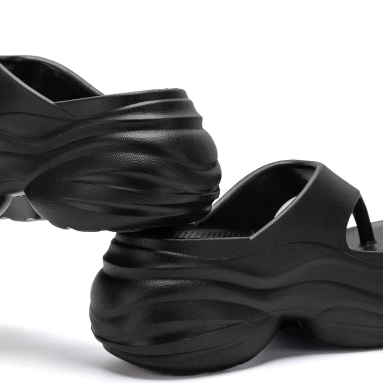 Thick Sole Platform Flip-Flops | Lightweight Summer Slides