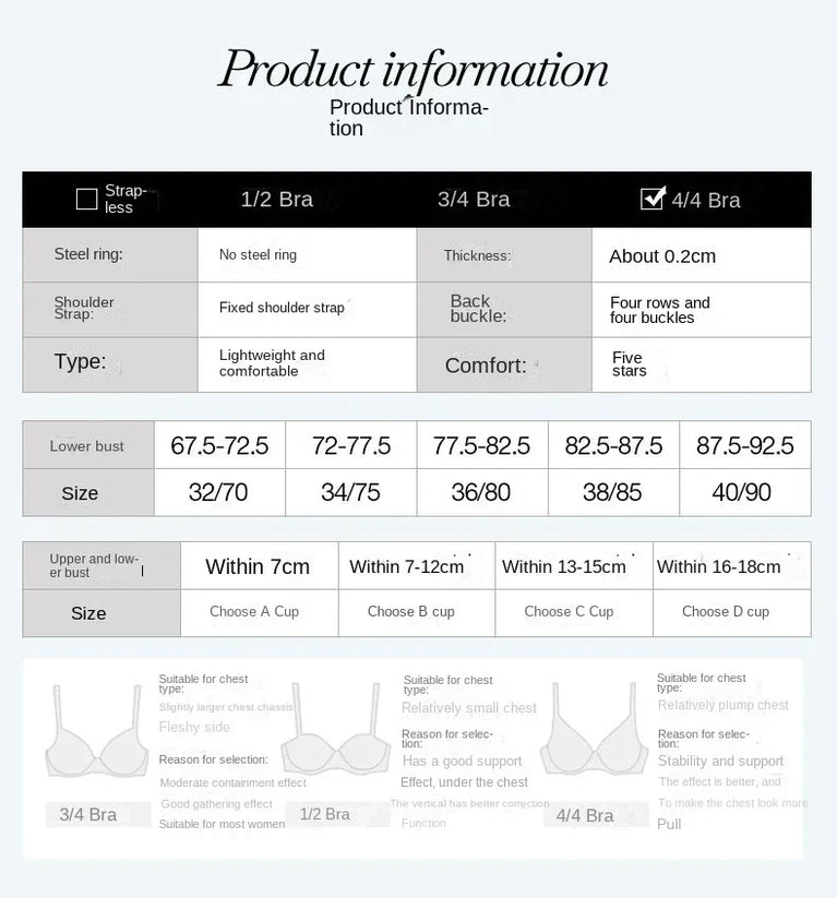 Seamless Wire-Free Minimizer Bra – Sleek Commute Comfort