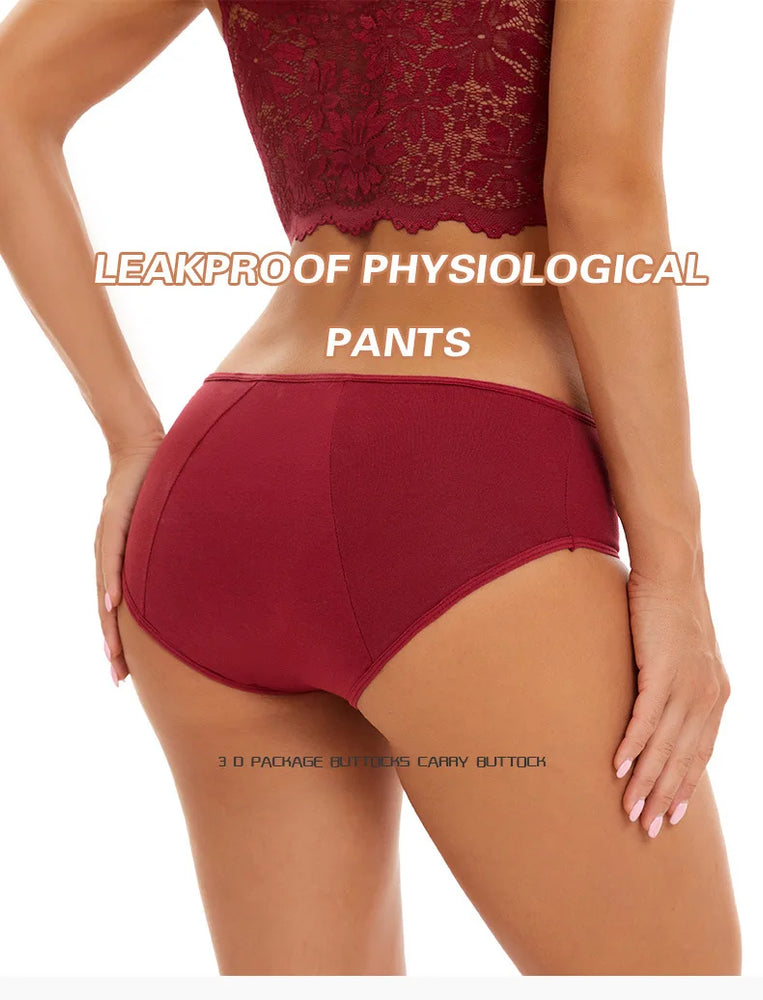 3pc Leakproof Briefs | Cotton Physiological Set