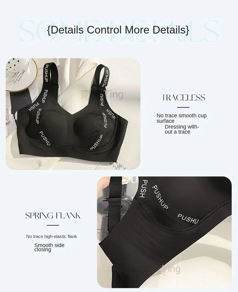 Seamless Wire-Free Minimizer Bra – Sleek Commute Comfort