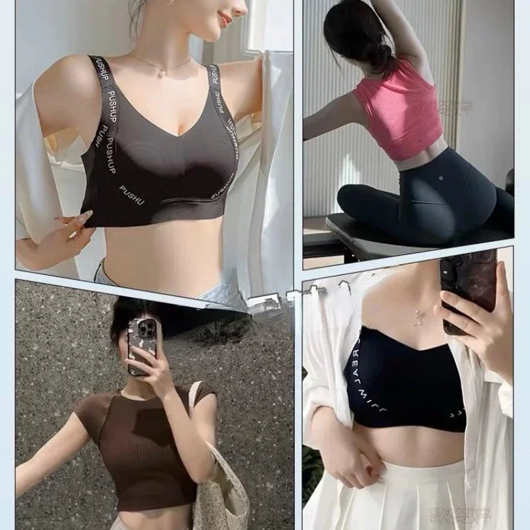 Seamless Wire-Free Minimizer Bra – Sleek Commute Comfort