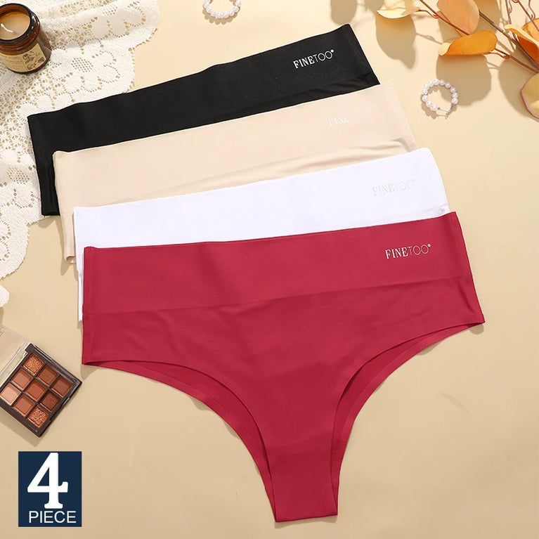 Ice Silk Seamless Panties | Ultra-Thin Brazilian Briefs
