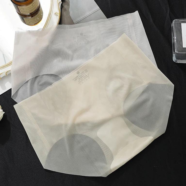 6pc Ice Silk Seamless Briefs | Ultra-Thin Quick-Dry