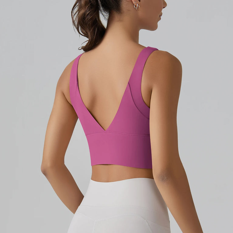 Yoga Tank Top | Push-Up Fitness Sports Bra