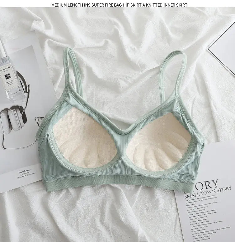 Ice Silk Seamless U-Shape Bra | Breathable Summer Sport Vest