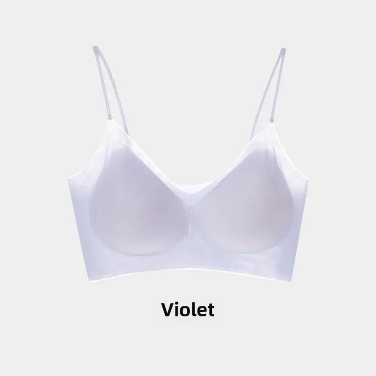 Cooling Ice Silk Seamless Bra | Lightweight Wireless Push-Up