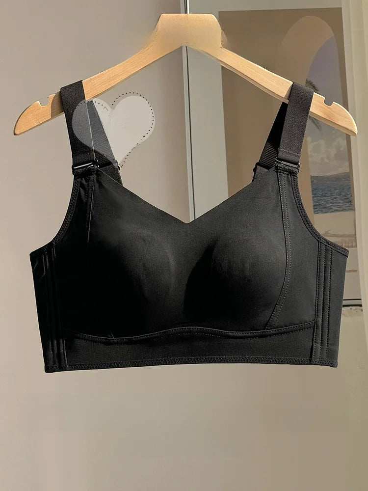 Ultra-Thin Wireless Full-Cup Bra | Sporty V-Neck Summer Fit