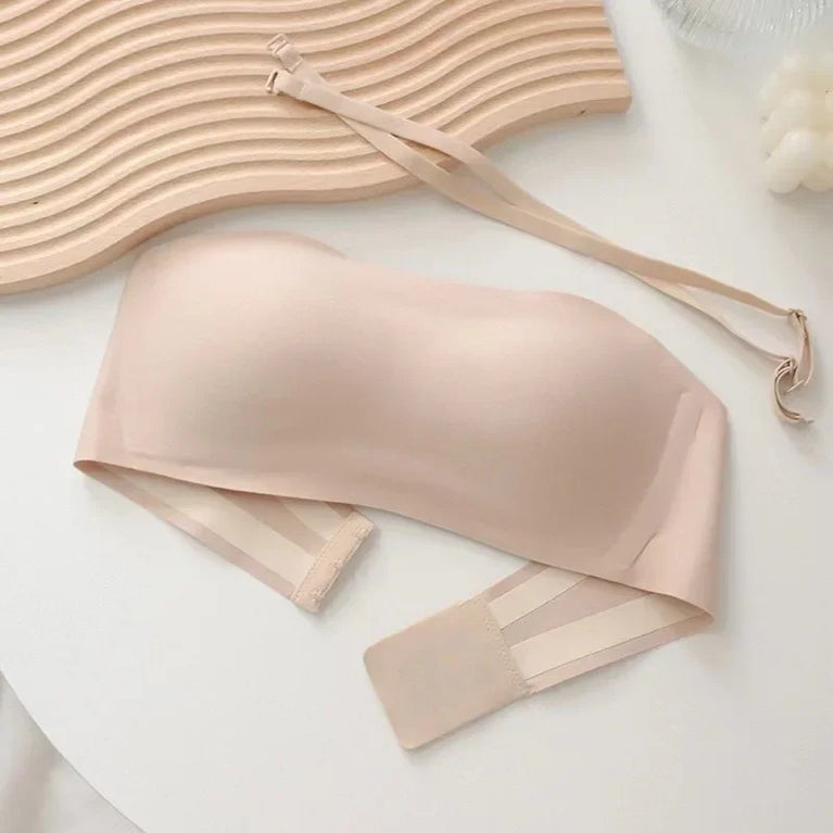 Ultra-Light Seamless Adhesive Bra – Wireless Push-Up Comfort