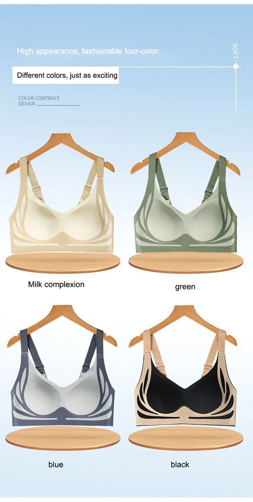 All Of Me Seamless Wireless Bra | Gathered Push-Up Bralette